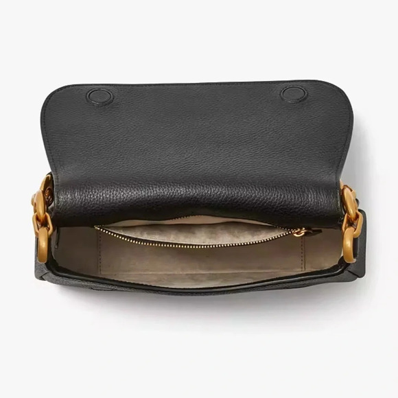 Kate Spade ♠️ Gramercy Small Flap Shoulder Bag - Black​​​ - Picture 4 of 5
